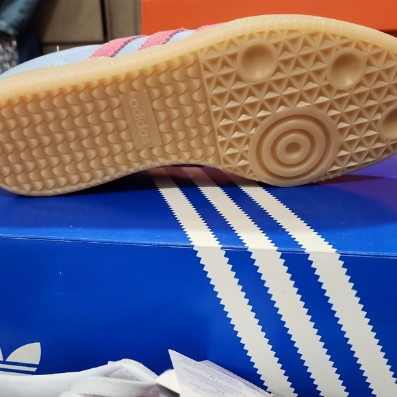 Adidas Samba OG J Light Blue and Pink Sneakers - Picture 4 of 4